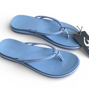 OluKai Women's AKA Cloud Blue Sandals Sz 10